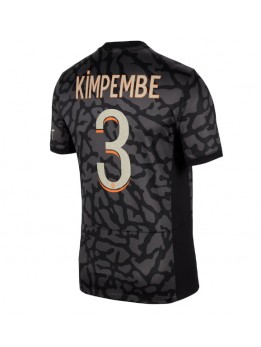 Moški Nogometna dresi replika Paris Saint-Germain Presnel Kimpembe #3 Tretji 2023-24 Kratek rokav
